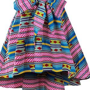 Shenbolen Women African Traditional Dashiki Print